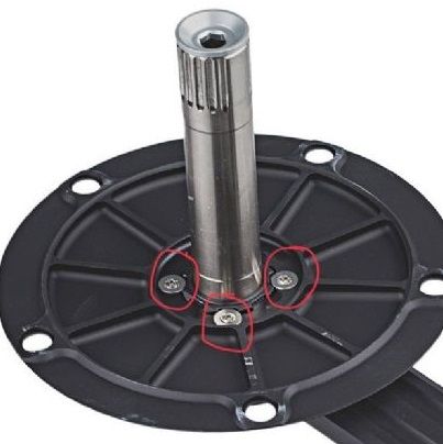 ROTOR Track bolts X 4